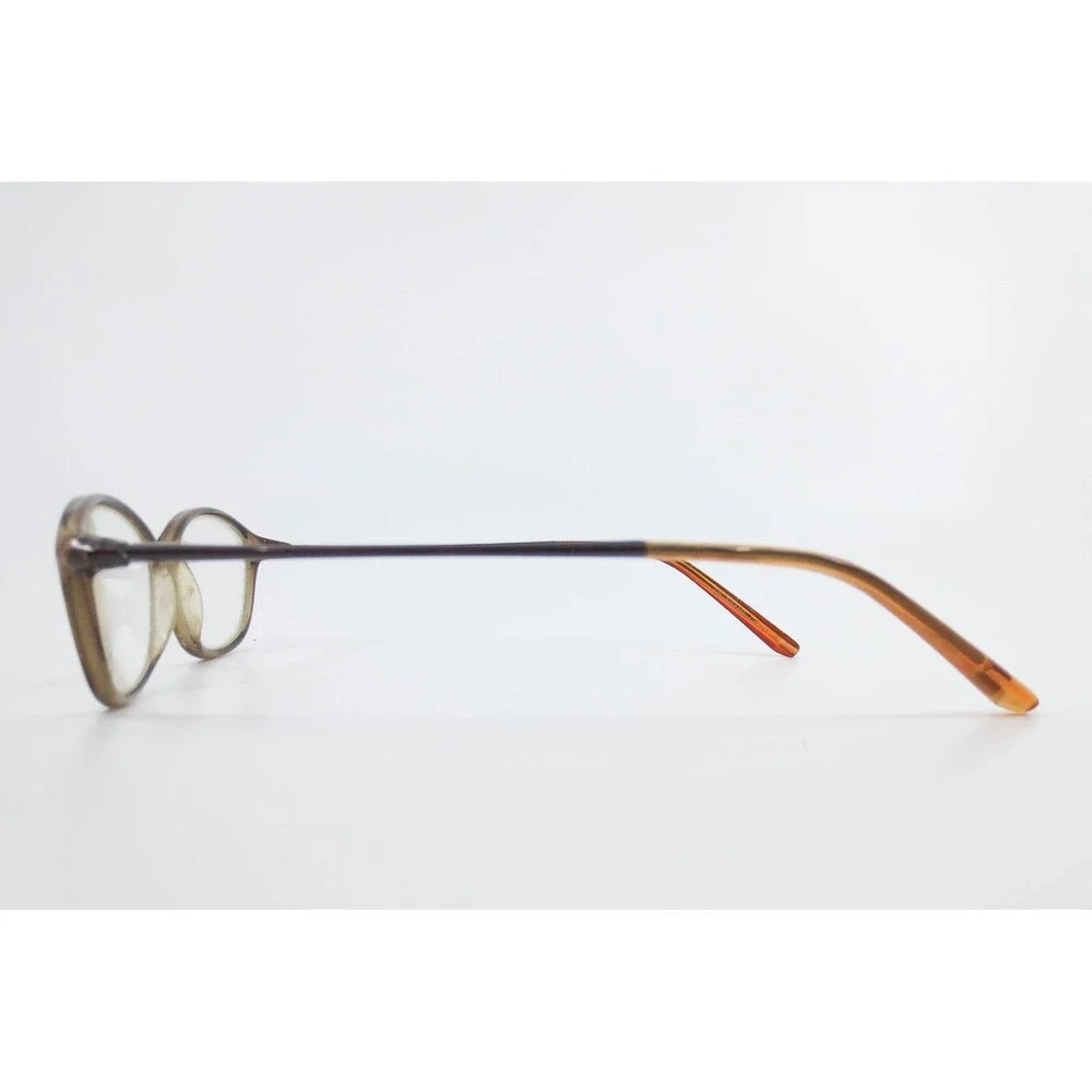 Jones New York J705 Khaki Brown Oval Eyeglasses Frames 135mm Womens Eyewear